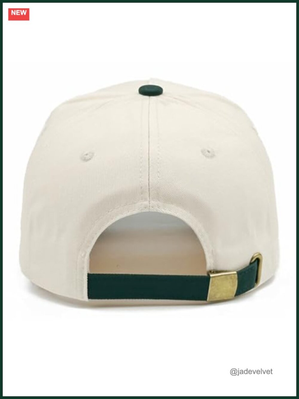 Cotton Baseball Cap with Embroidered Phrase Adjustable Unisex Hat - Picture 6 of 6